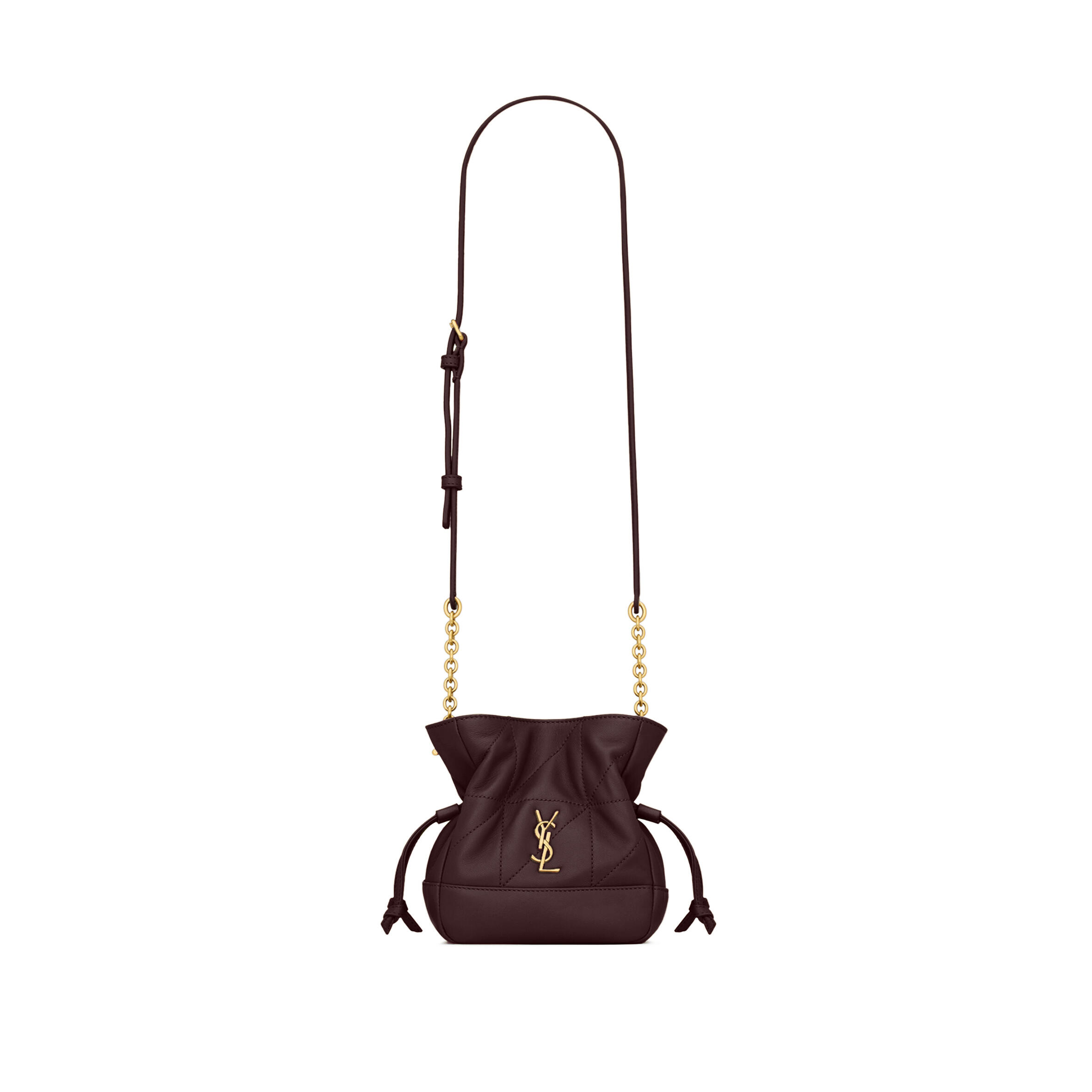 YSL JAMIE MINI SHOULDER POUCH IN LAMBSKIN 859174 (15.5*14.5*8cm)